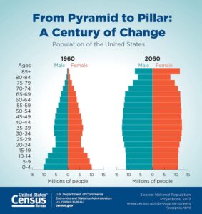 From Pyramid to Pillar - Census